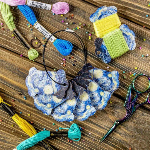 Floss bobbins FLC-104(S) (6 pieces) Wonderland Crafts Floss Bobbins - HobbyJobby