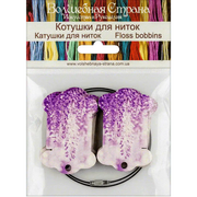 Floss bobbins FLC-112(S) (6 pieces) Wonderland Crafts Floss Bobbins - HobbyJobby