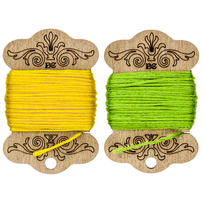 Floss Bobbins, Wooden Thread Bobbins - Thread Organizers Wonderland Crafts Floss Bobbins - HobbyJobby