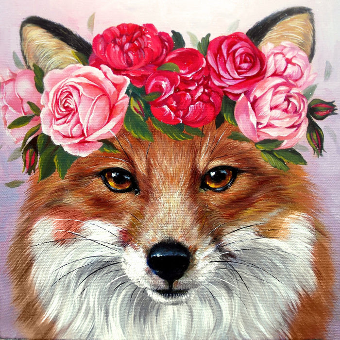 Diamond Painting Kit - FOXY LADY 20*20 CM WD271