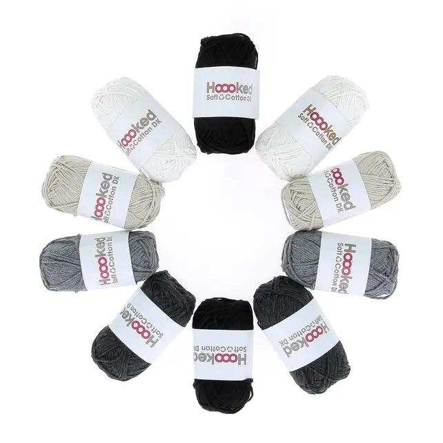 Hoooked Soft Cotton DK Value Packs DK Yarn - HobbyJobby