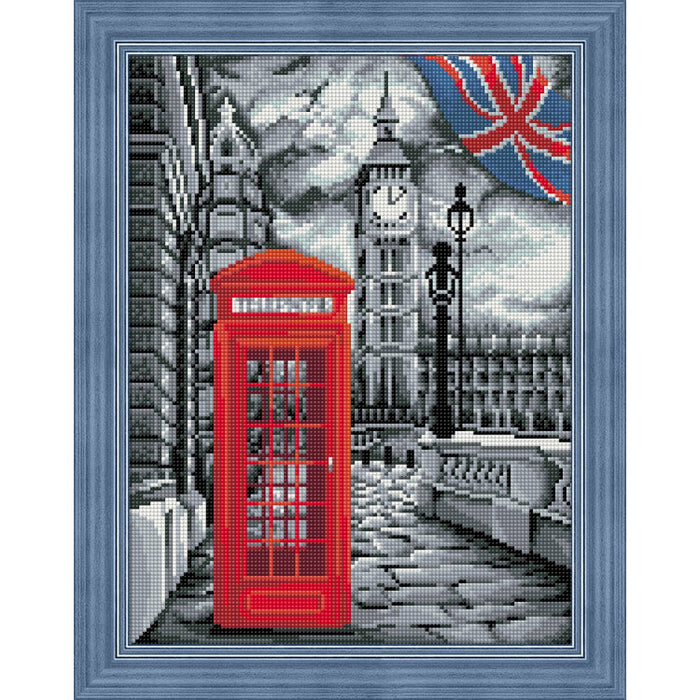 Diamond Painting Kit - IN LONDON 30X40 CM AZ-1669