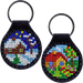 Key Chain Needlecraft Kit - Cross Stitch Kit on Leather Wonderland Crafts Key-Chain Kit - HobbyJobby