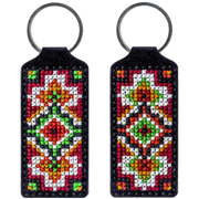 Key Chain Needlecraft Kit - Cross Stitch Kits on Leather Wonderland Crafts Key-Chain Kit - HobbyJobby