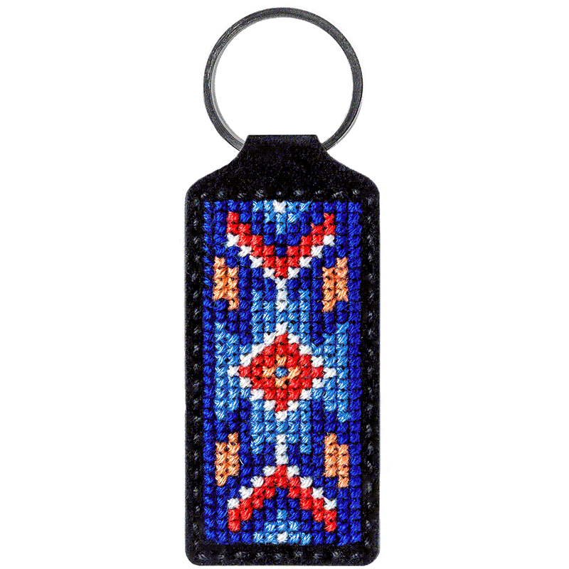Key Chain Needlecraft Kit - Cross Stitch Kits on Leather Wonderland Crafts Key-Chain Kit - HobbyJobby