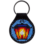 Key Chain Needlecraft Kit - Cross Stitch Kits on Leather Wonderland Crafts Key-Chain Kit - HobbyJobby