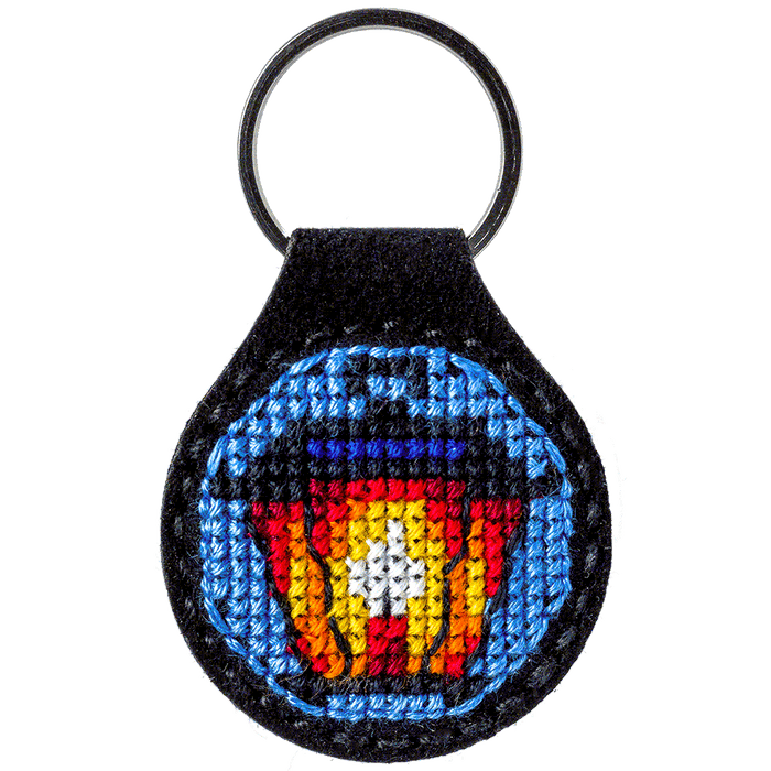 Key Chain Needlecraft Kit - Cross Stitch Kits on Leather Wonderland Crafts Key-Chain Kit - HobbyJobby