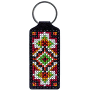 Key Chain Needlecraft Kit - Cross Stitch Kits on Leather Wonderland Crafts Key-Chain Kit - HobbyJobby