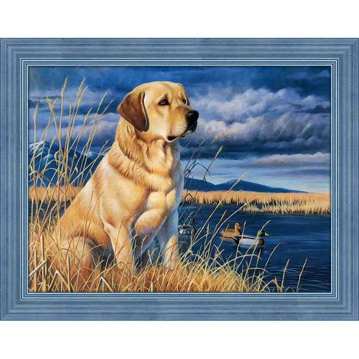 Diamond Painting Kit - LABRADOR ON THE HUNT 40X30 CM AZ-1681