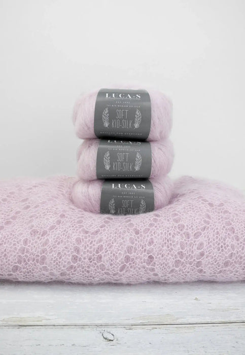 Lavender Whisper Shawl - Luca - S Yarns