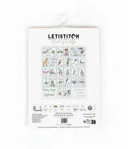 LetiStitch Cross Stitch Kit - Baby Toys Alphabet, L8063 Cross Stitch Kits - HobbyJobby