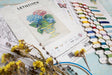 LetiStitch Cross Stitch Kit - Hydrangea Blooms, L8065 Cross Stitch Kits - HobbyJobby