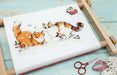 LetiStitch Cross Stitch Kit - Winter Kitties / Chatons d'hiver, L8813 Cross Stitch Kits - HobbyJobby