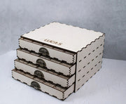 Luca-S Mouline Organizer - OL-03 Organizer Box 4 Luca-S Mouline 520 colors Luca-S Organizer Box - HobbyJobby
