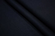 Luca-S Natural Pure 100% Linen Soft Fabric Black Color Luca-S Linen Fabrics - HobbyJobby