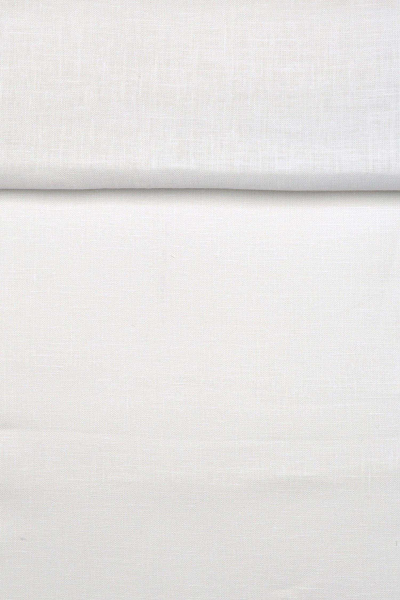 Luca-S Natural Pure 100% Linen Wrinkled Fabric Natural White Color Luca-S Linen Fabrics - HobbyJobby