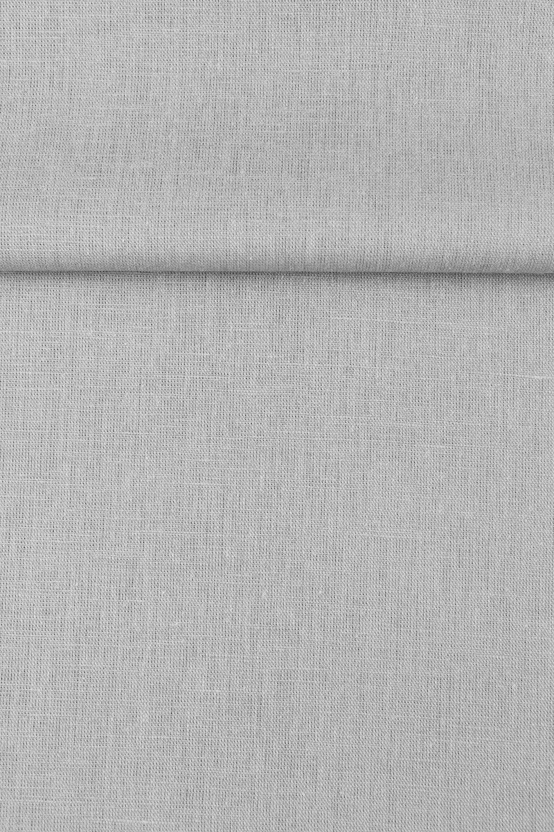 Luca-S Natural Pure Linen Wrinkled Fabric Grey Color Luca-S Linen Fabrics - HobbyJobby