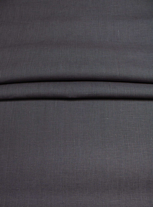 Luca-S Pure Natural 100% Linen Soft Fabric Ash Grey Color Luca-S Linen Fabrics - HobbyJobby