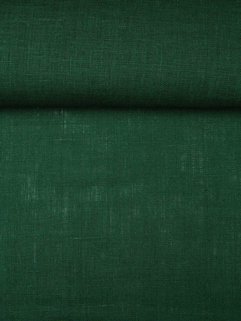 Luca-S Pure Natural 100% Linen Soft Fabric Ivy Color Luca-S Linen Fabrics - HobbyJobby
