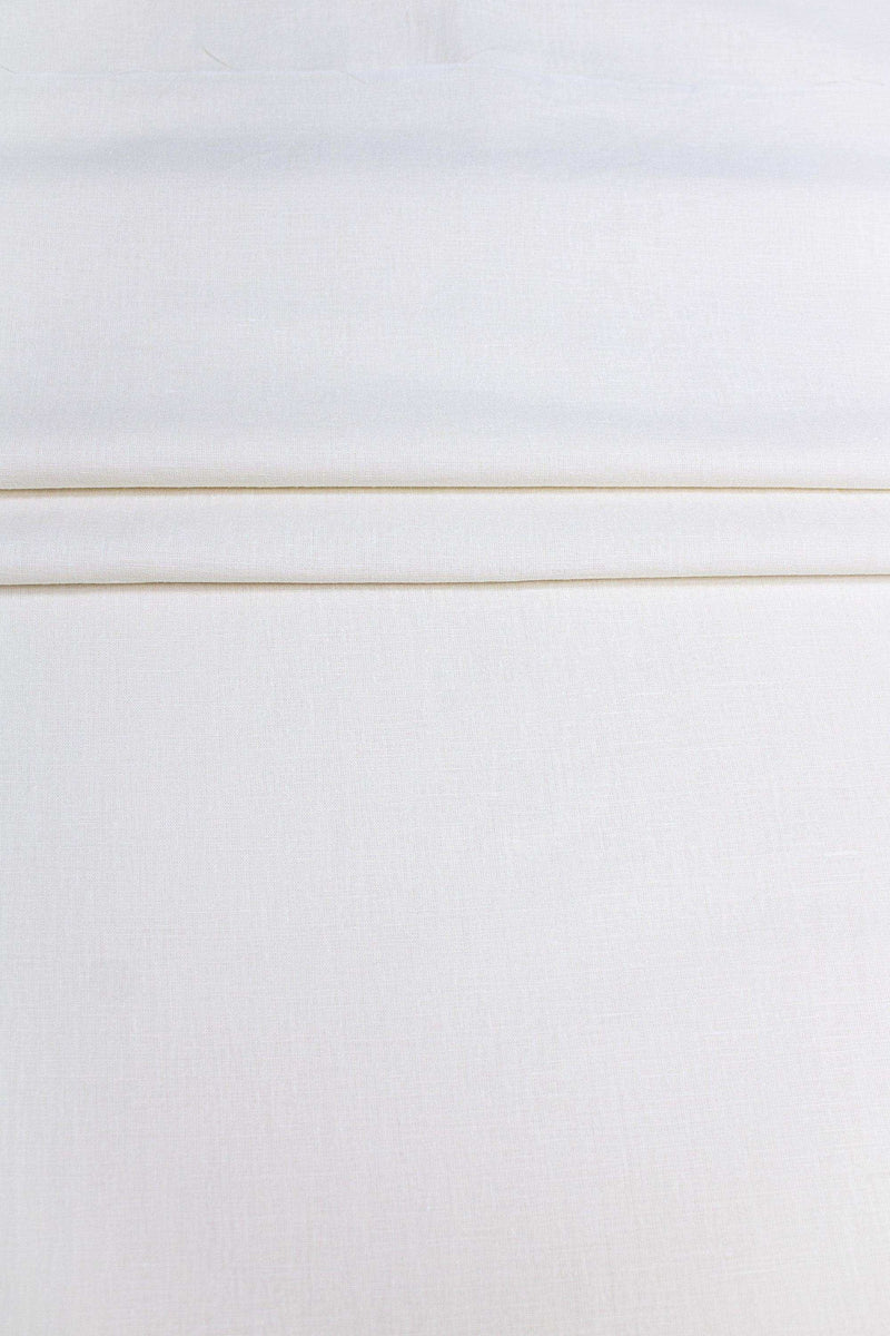 Luca-S Pure Natural Linen Wrinkled Fabric Cream Color Luca-S Linen Fabrics - HobbyJobby
