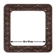 Magnetic Embroidery Hoop - Wooden Cross Stitch Hoop (10x10cm) Wonderland Crafts Hoops - HobbyJobby