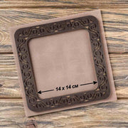 Magnetic Embroidery Hoop - Wooden Cross Stitch Hoop (14 x 14cm) Wonderland Crafts Hoops - HobbyJobby