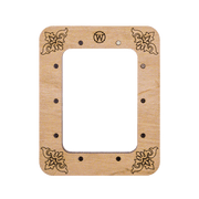 Magnetic Embroidery Hoop - Wooden Cross Stitch Hoop (6.5 x 9cm) Wonderland Crafts Hoops - HobbyJobby