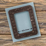 Magnetic Embroidery Hoop - Wooden Cross Stitch Hoop (6.5x9cm) Wonderland Crafts Hoops - HobbyJobby