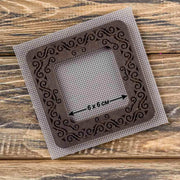 Magnetic Embroidery Hoop - Wooden Cross Stitch Hoop (6x6cm) Wonderland Crafts Hoops - HobbyJobby
