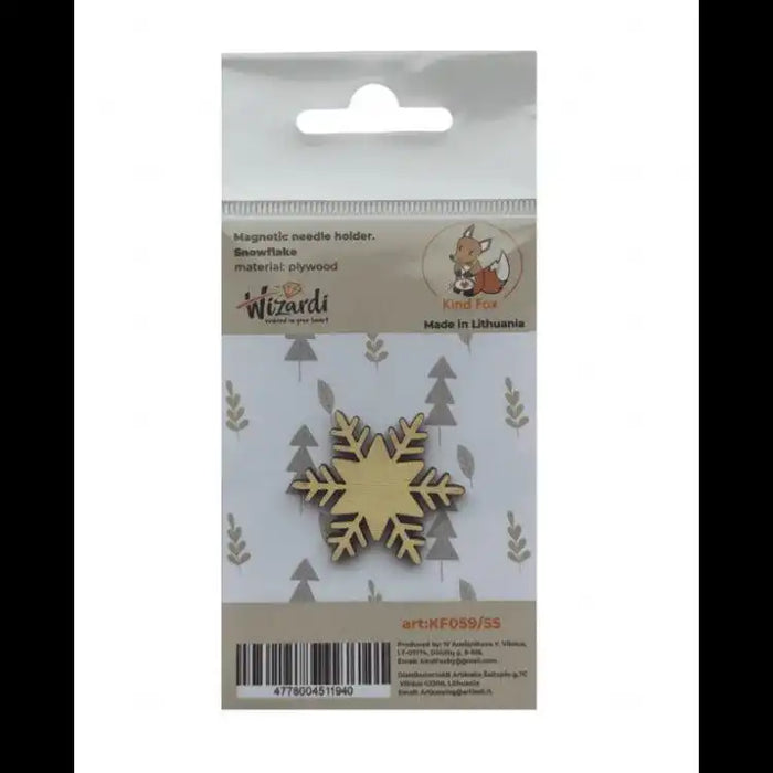 Magnetic needle holder. Snowflake HobbyJobby Needle Minders - HobbyJobby
