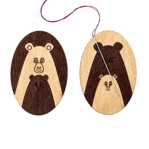 Magnetic Needle Holder - Wooden Needle Minder Wonderland Crafts Needle Minders - HobbyJobby