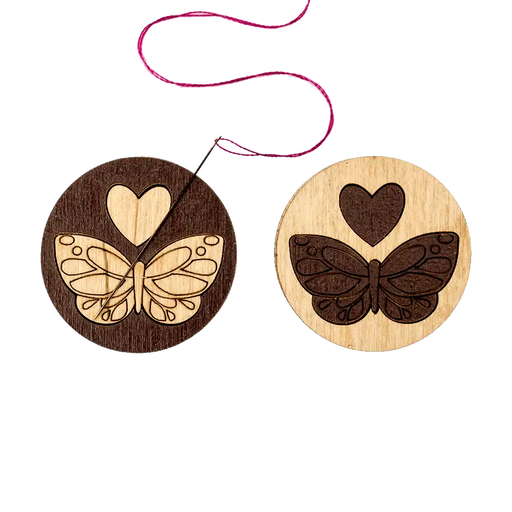 Magnetic Needle Holder - Wooden Needle Minder Wonderland Crafts Needle Minders - HobbyJobby