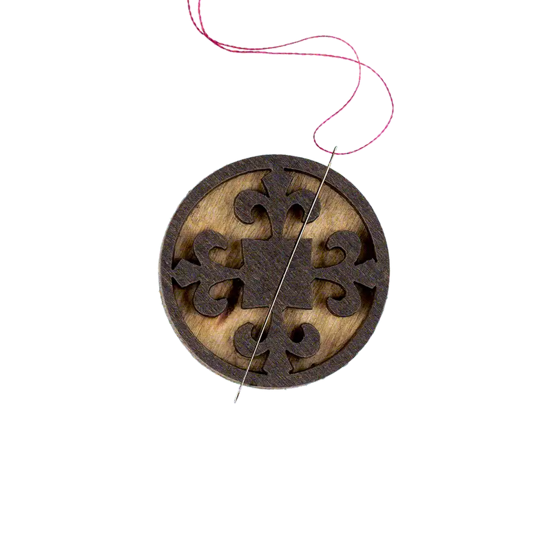 Magnetic Needle Holder - Wooden Needle Minder Wonderland Crafts Needle Minders - HobbyJobby