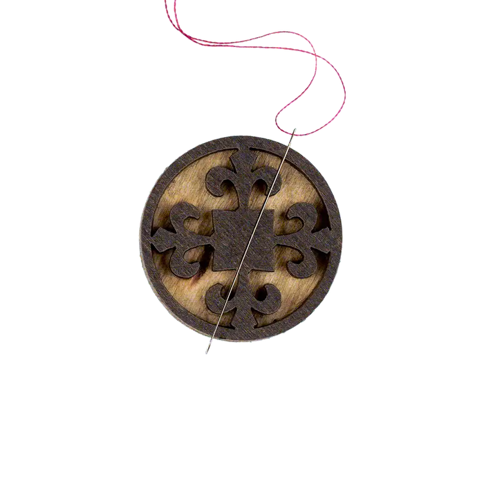 Magnetic Needle Holder - Wooden Needle Minder Wonderland Crafts Needle Minders - HobbyJobby