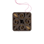 Magnetic Needle Holder - Wooden Needle Minder Wonderland Crafts Needle Minders - HobbyJobby