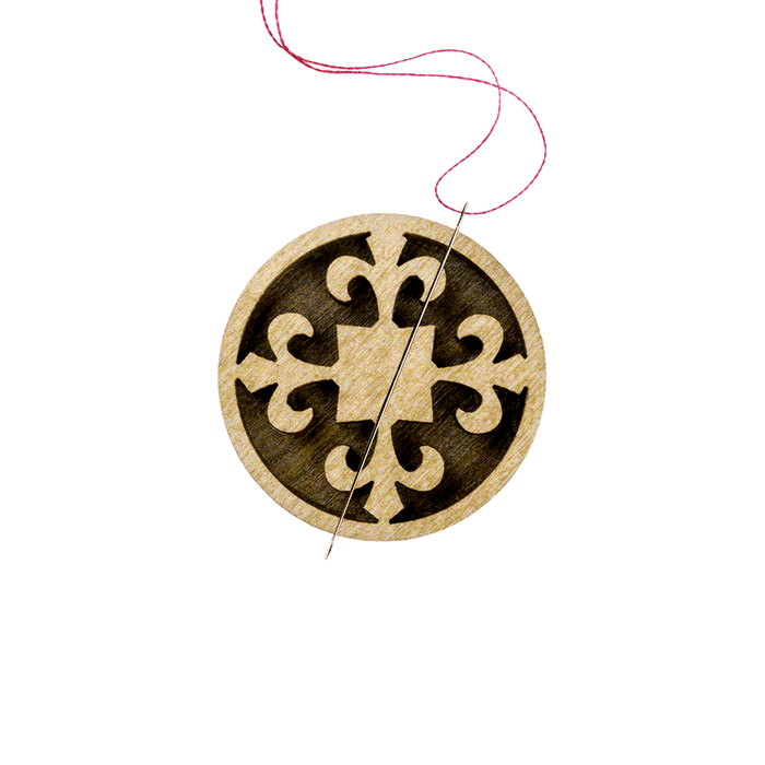 Magnetic Needle Holder - Wooden Needle Minder Wonderland Crafts Needle Minders - HobbyJobby