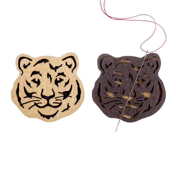 Magnetic Needle Holder - Wooden Needle Minder Wonderland Crafts Needle Minders - HobbyJobby