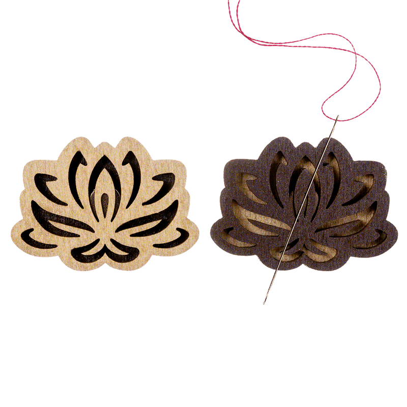 Magnetic Needle Holder - Wooden Needle Minder Wonderland Crafts Needle Minders - HobbyJobby