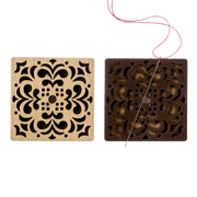 Magnetic Needle Holder - Wooden Needle Minder Wonderland Crafts Needle Minders - HobbyJobby