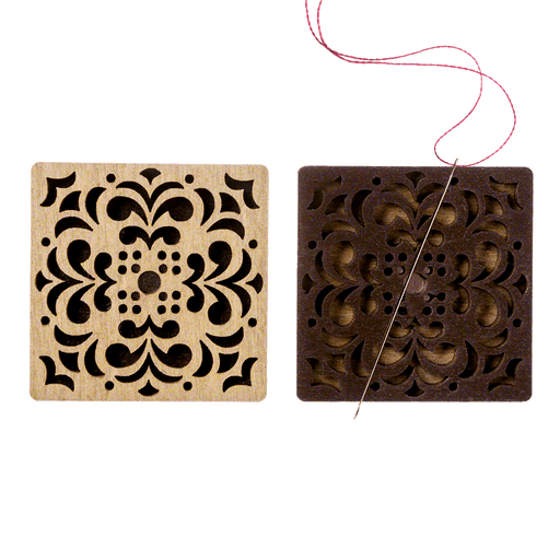 Magnetic Needle Holder - Wooden Needle Minder Wonderland Crafts Needle Minders - HobbyJobby