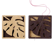 Magnetic Needle Holder - Wooden Needle Minder Wonderland Crafts Needle Minders - HobbyJobby