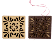 Magnetic Needle Holder - Wooden Needle Minder Wonderland Crafts Needle Minders - HobbyJobby