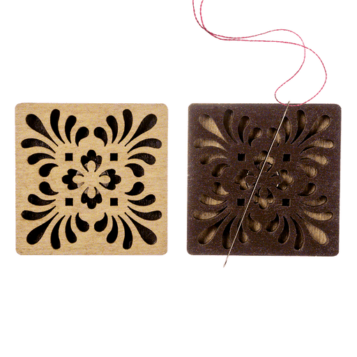 Magnetic Needle Holder - Wooden Needle Minder Wonderland Crafts Needle Minders - HobbyJobby