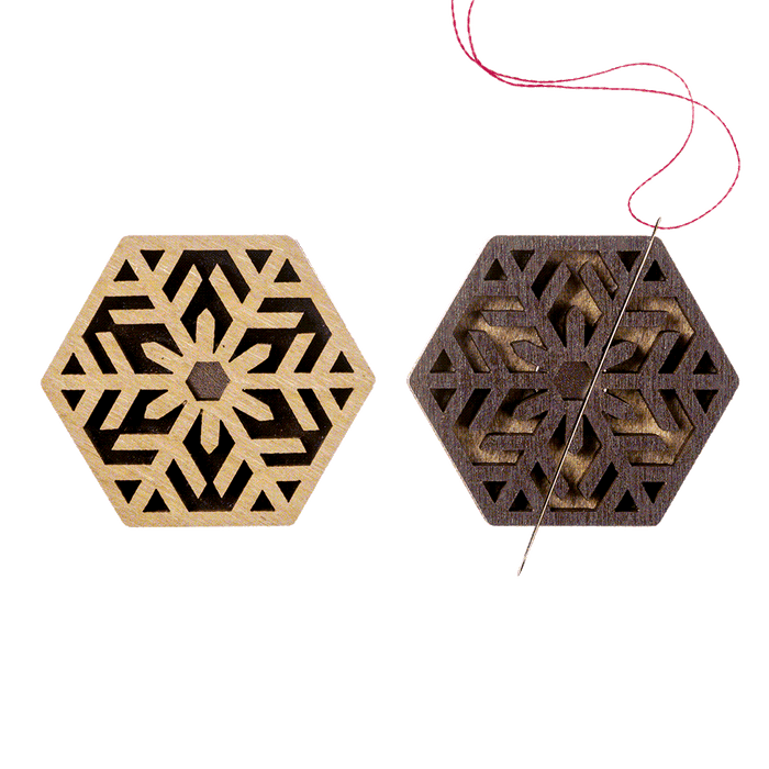 Magnetic Needle Holder - Wooden Needle Minder Wonderland Crafts Needle Minders - HobbyJobby