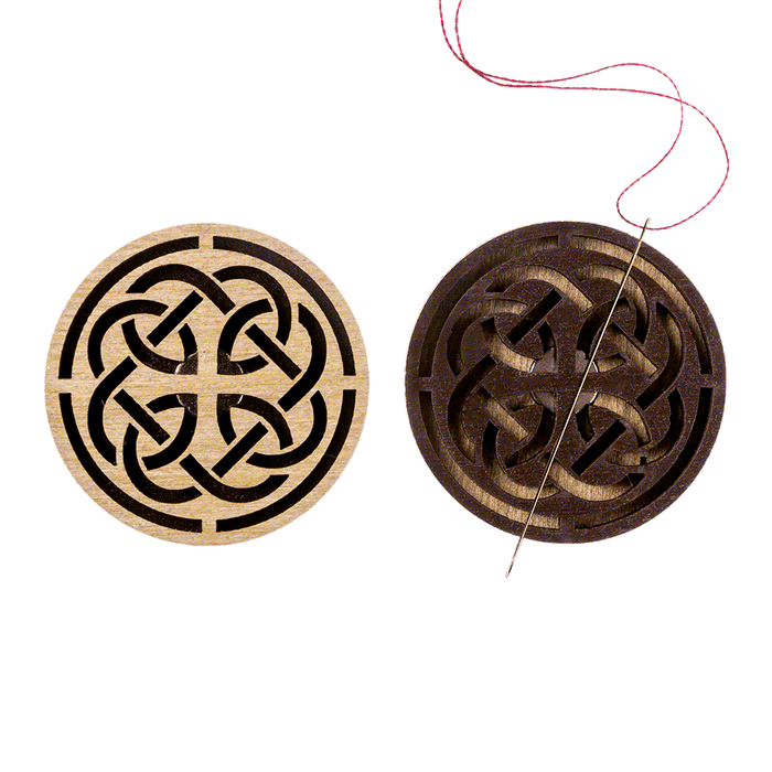 Magnetic Needle Holder - Wooden Needle Minder Wonderland Crafts Needle Minders - HobbyJobby