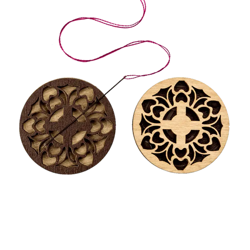 Magnetic Needle Holder - Wooden Needle Minder Wonderland Crafts Needle Minders - HobbyJobby