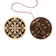Magnetic Needle Holder - Wooden Needle Minder Wonderland Crafts Needle Minders - HobbyJobby
