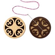 Magnetic Needle Holder - Wooden Needle Minder Wonderland Crafts Needle Minders - HobbyJobby