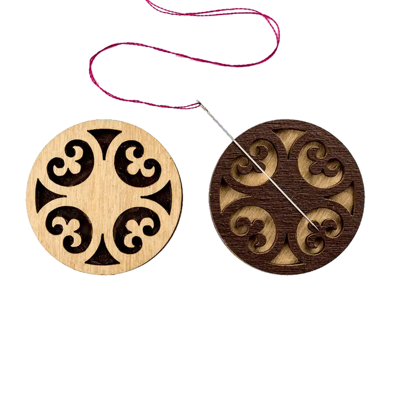 Magnetic Needle Holder - Wooden Needle Minder Wonderland Crafts Needle Minders - HobbyJobby