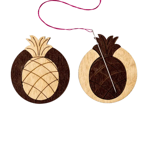 Magnetic Needle Holder - Wooden Needle Minder Wonderland Crafts Needle Minders - HobbyJobby